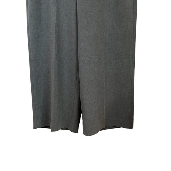 RW & Co Gray High-Rise Cropped Wide Leg Trouser Pants Career Preppy Size 12 - Picture 3 of 4